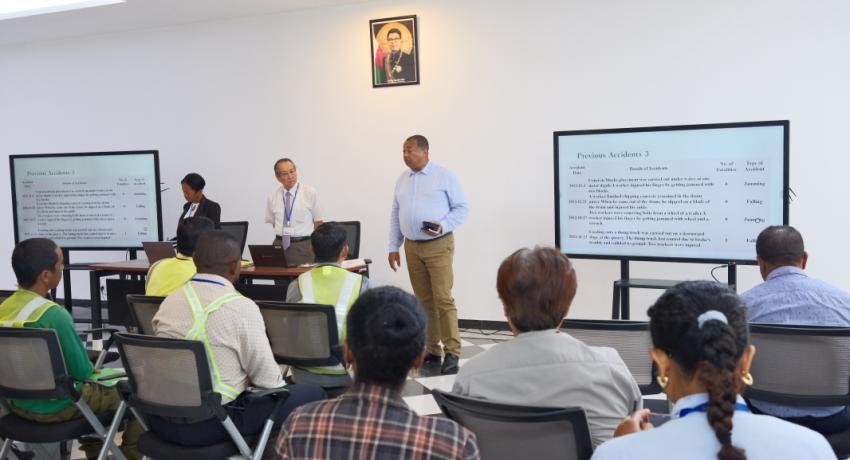 Atelier dédié à "La politique de sécurité de la JICA" 